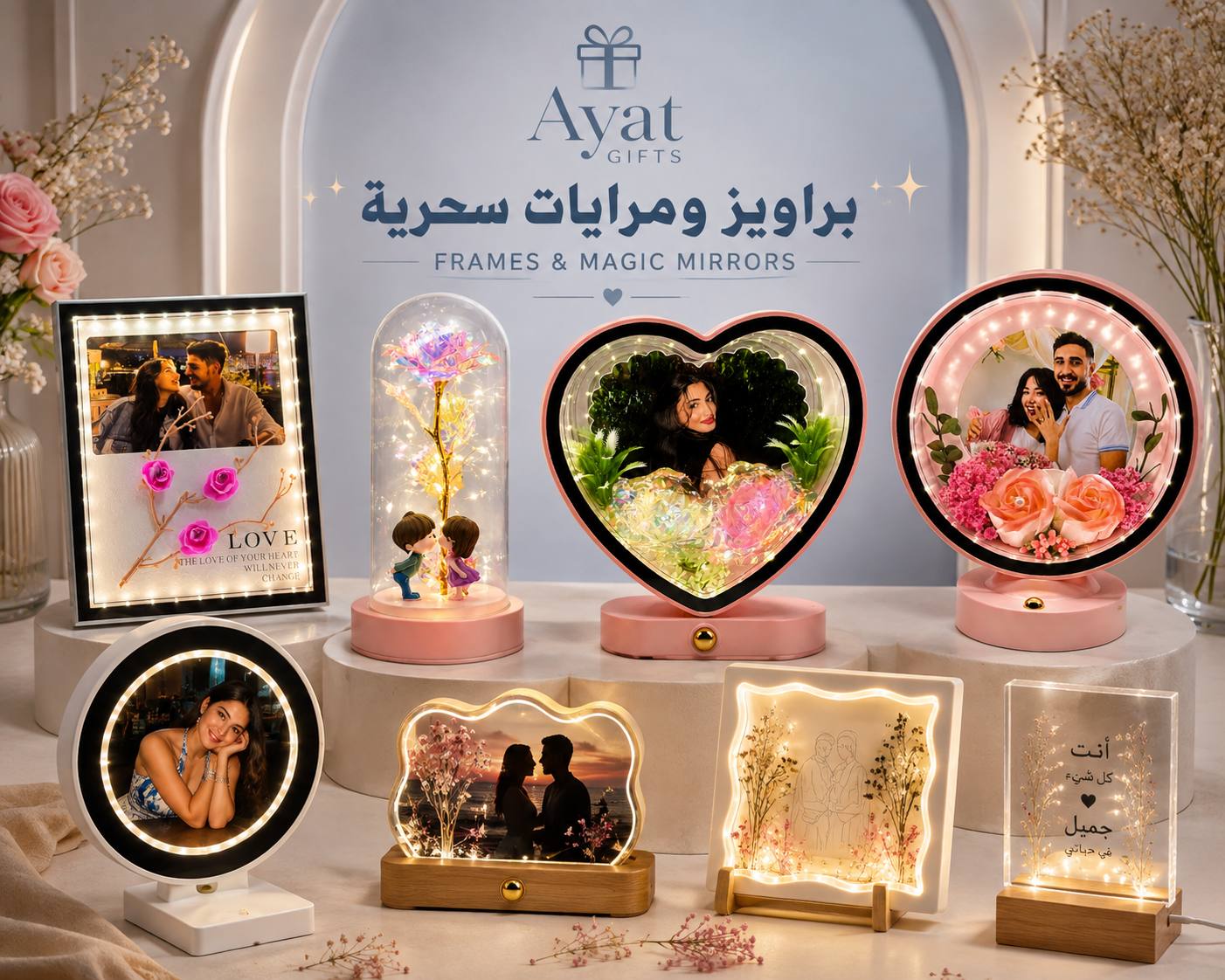 Frames and magic mirrors