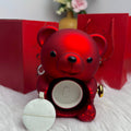 Rotating Rose Plush Teddy Bear Showcase - Ayat Gifts