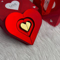Heart Gift Box with Preserved Rose - Ayat Gifts