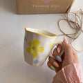 Handcrafted Spring Flowers Ceramic Mug - Ayat Gifts