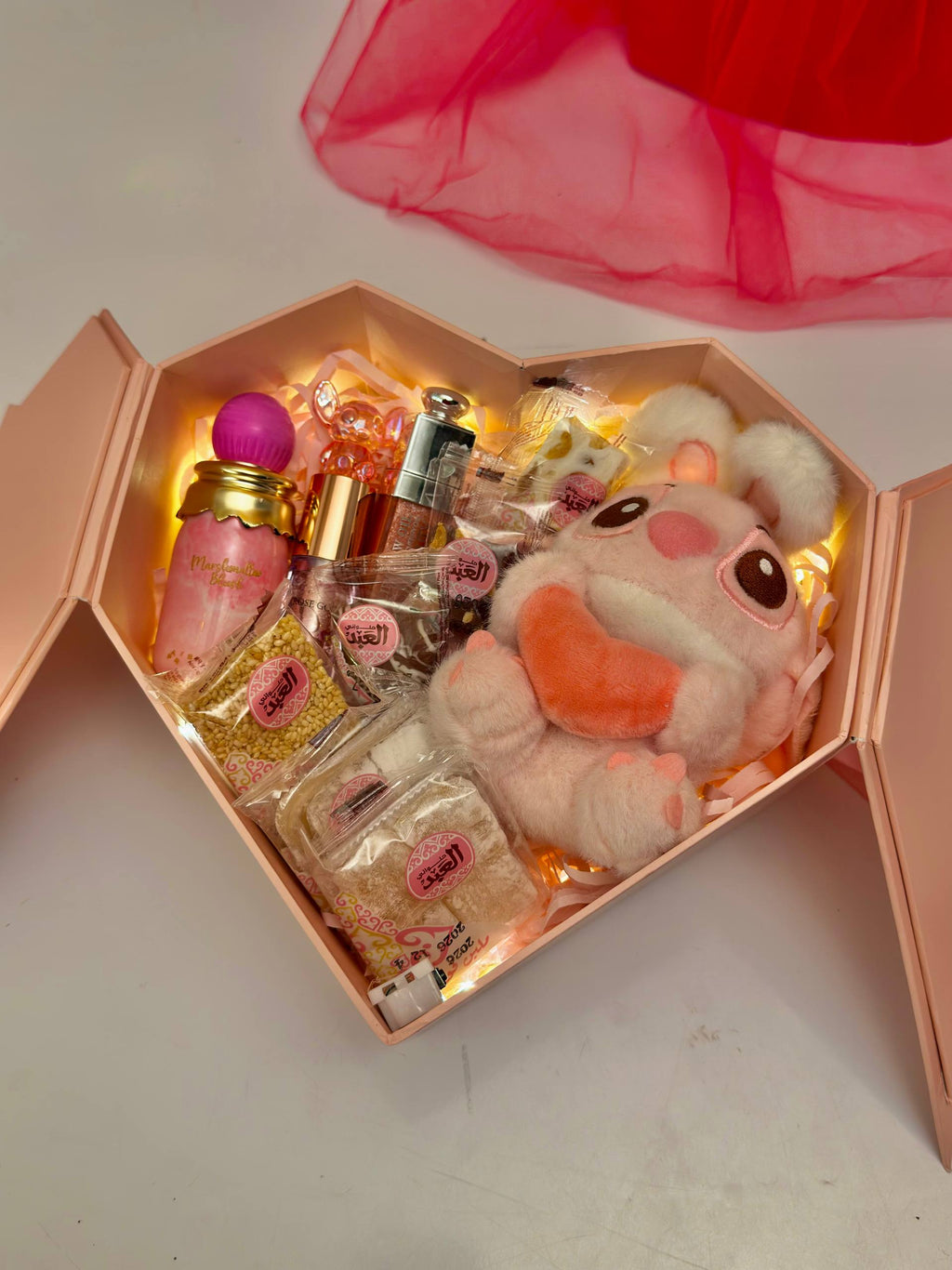 Ayat Gifts Box54 mini Mawlid gift box with bunny charm, sweets, lip gloss and perfume