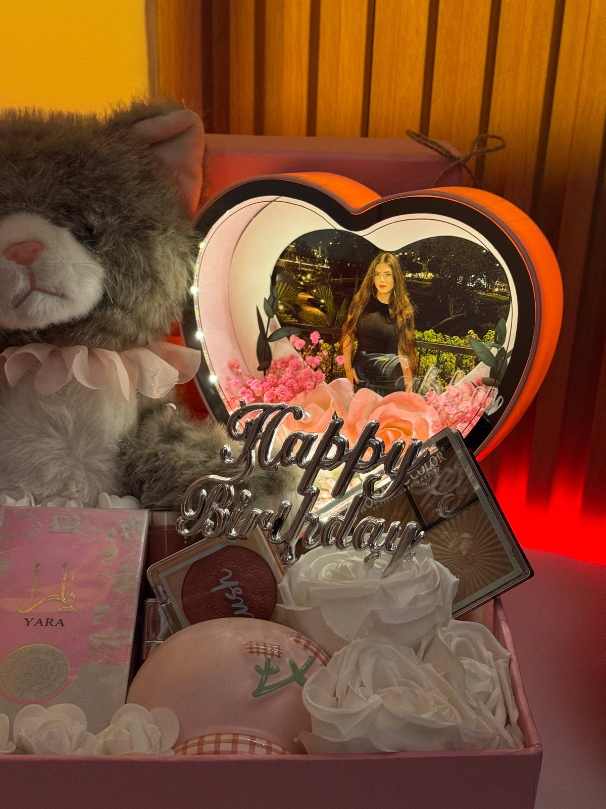 Pink Love Memories Personalized Gift Box