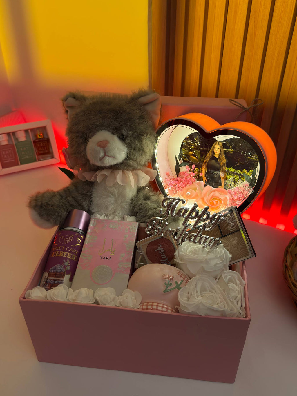 Pink Love Memories Personalized Gift Box