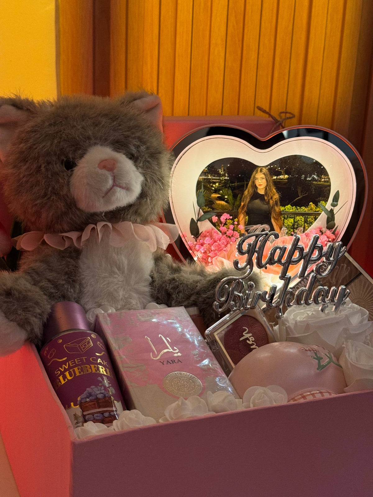 Pink Love Memories Personalized Gift Box