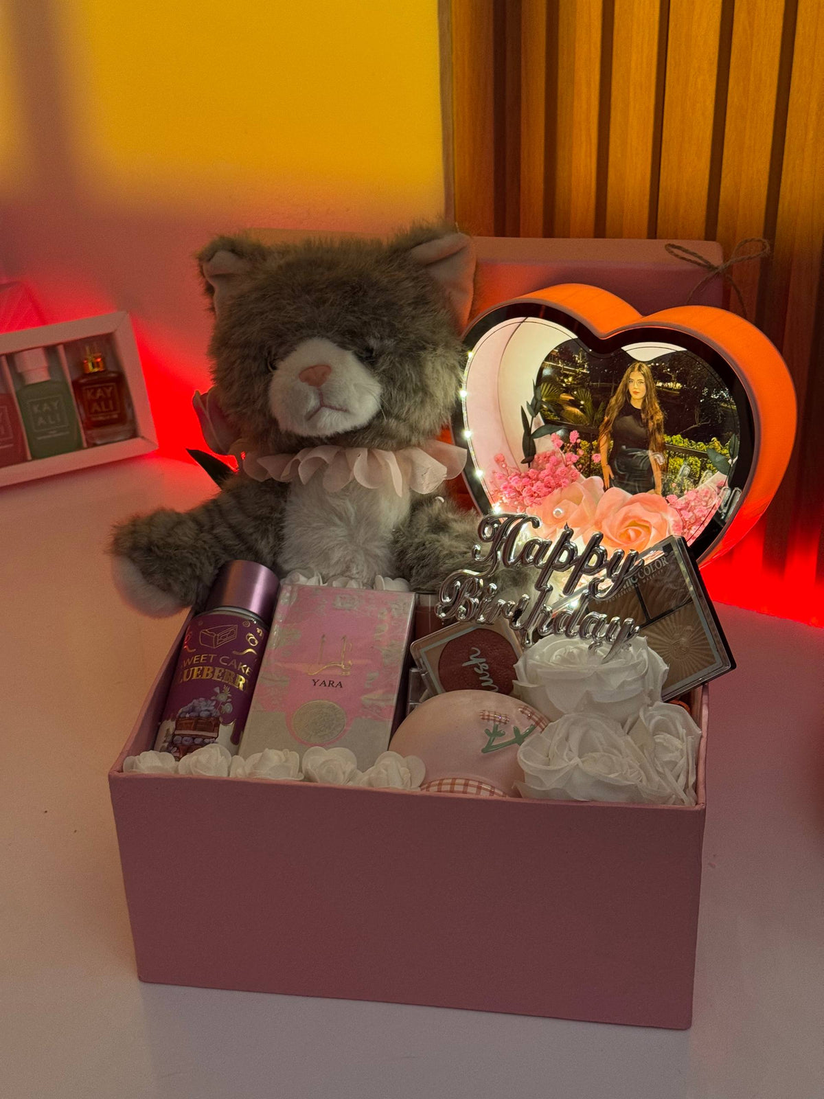Pink Love Memories Personalized Gift Box
